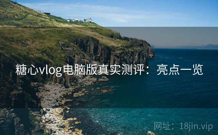 糖心vlog电脑版真实测评：亮点一览