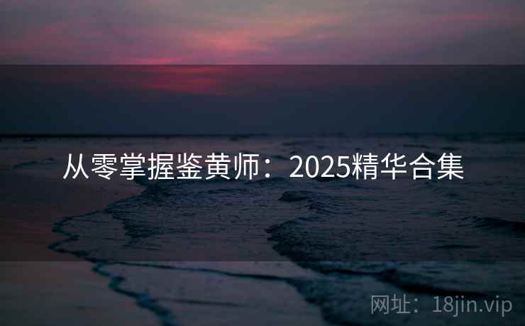 从零掌握鉴黄师:2025精华合集 从零掌握鉴黄师:2025精华合集